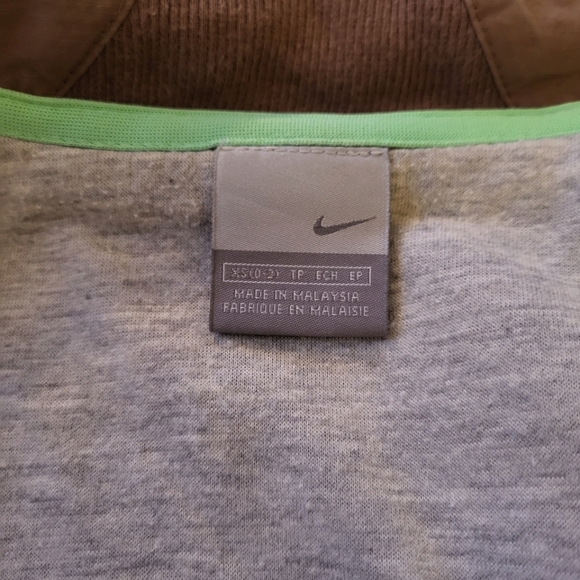 Nike Women Motorcycle Brown Full Zip Two-Way Jacket Vest Top - Picture 15 of 16